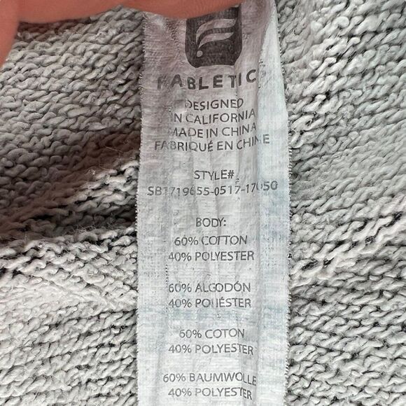 Fabletics Women's Black Speckle Taj Hoodie - Picture 12 of 12